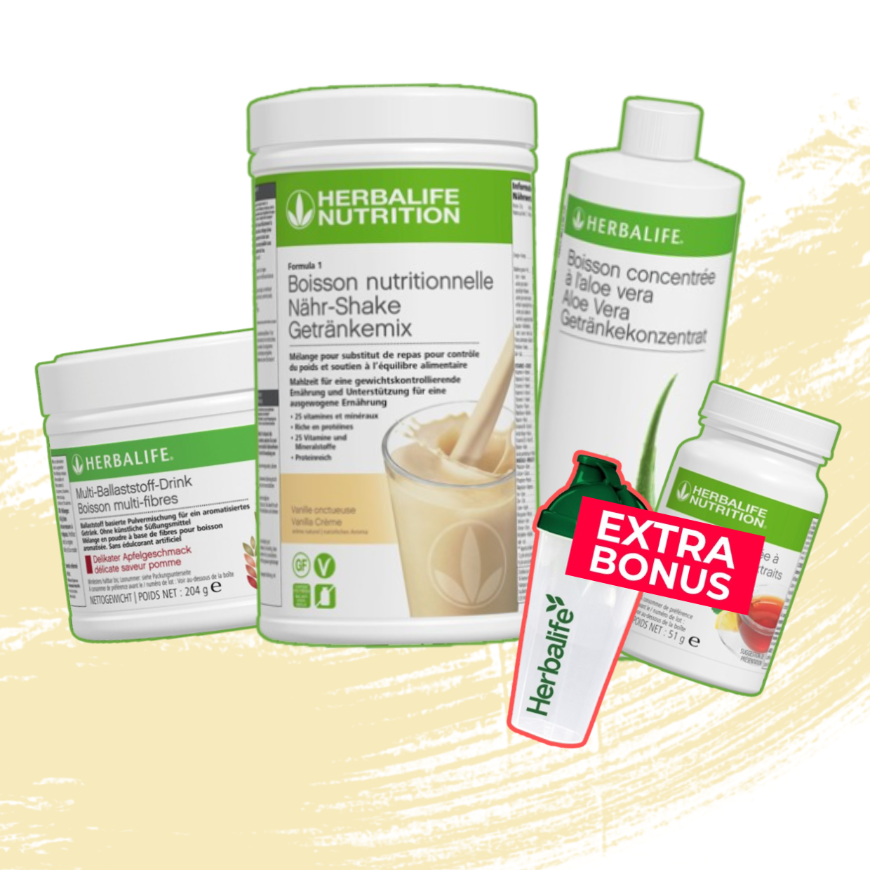 Pack Démarrage (Formula 1 + Aloe + Thé + Boisson multi-fibres)