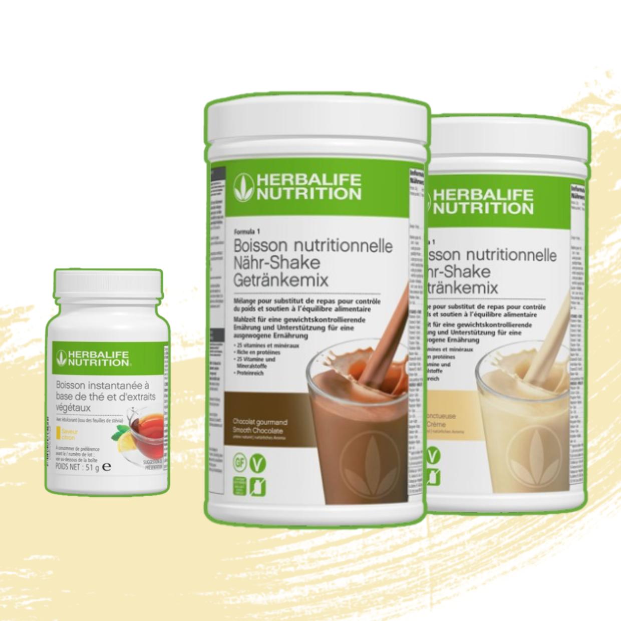 Double Pack (2 Formula 1 + Boisson instantanée à base de thé)