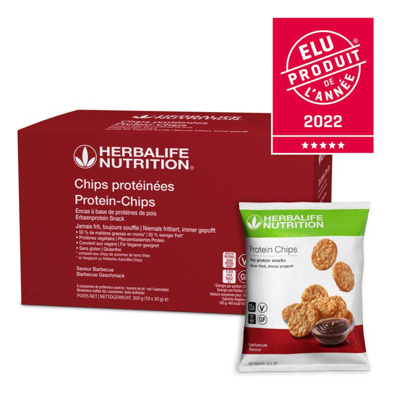 Chips Protéinées Barbecue 10 sachets de 30g