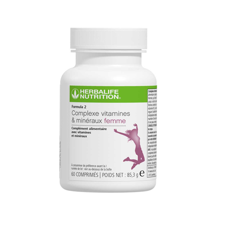 Formula 2 Complexe vitamines et minéraux femme 60 comprimés 85.3 g