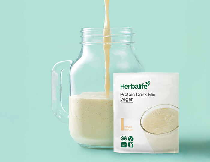 Sachets de Mélange Vegan pour Boisson Protéinée Vanille 7 sachets de 28g