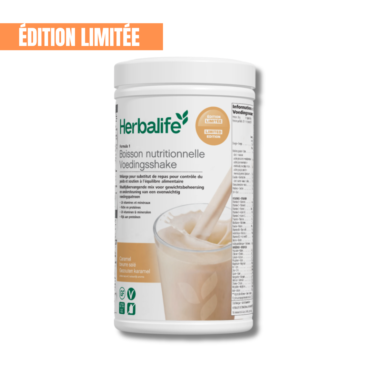 Formula 1 Édition Limitée - Boisson Nutritionnelle Caramel Beurre Salé 550 g