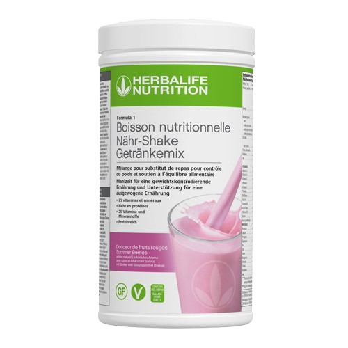 Formula 1 Nouvelle génération - Boisson Nutritionnelle Douceur de Fruits rouges 550 g